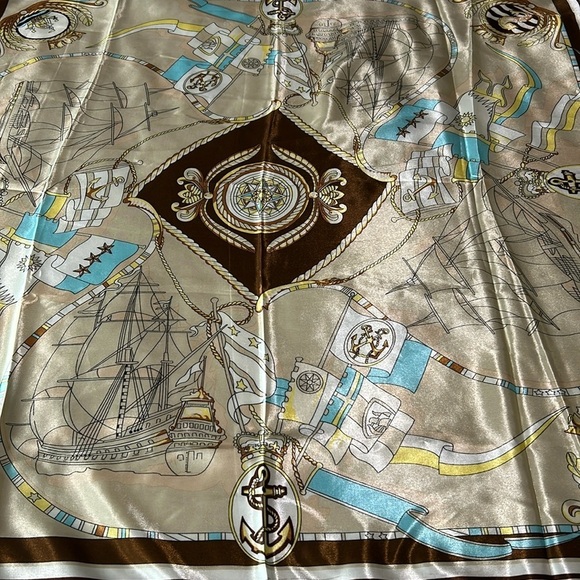 R-2239- Nautical Scarf Women's 100 % Polyester NWT - Picture 4 of 8